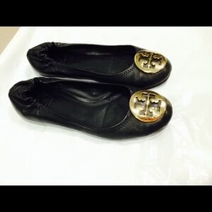 ❌Sold❌Tory Burch‎ Reva Black 7 ballet flats